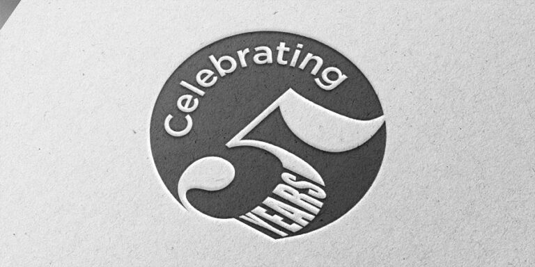 Five Year Anniversary Logo